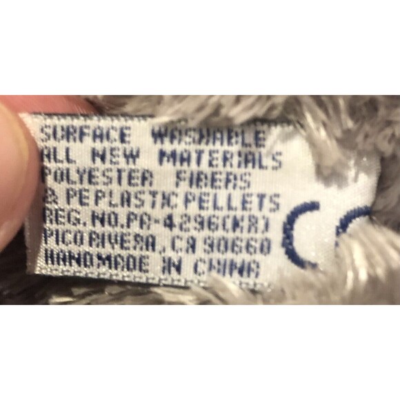 Aurora World Ellie 8” Gray Elephant Very Soft Stuffed Plush Animal Mini Flopsie - Picture 10 of 10